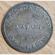 Lancashire Poulten R D Hall Ironmonger Shilling