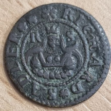 Warwickshire Coleshill Richard Sadler Halfpenny 1665