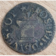 Warwickshire Alcester Joseph Dewes Farthing 1654